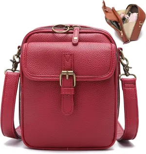 Collaborate Crossbody Leather Bag for Women - Urvashi Crossbody Genuine Leather Bag, Collaboraten1 Purse, Card Slots