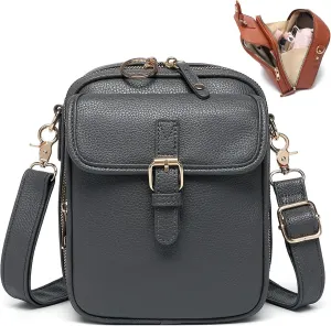 Collaborate Crossbody Leather Bag for Women - Urvashi Crossbody Genuine Leather Bag, Collaboraten1 Purse, Card Slots