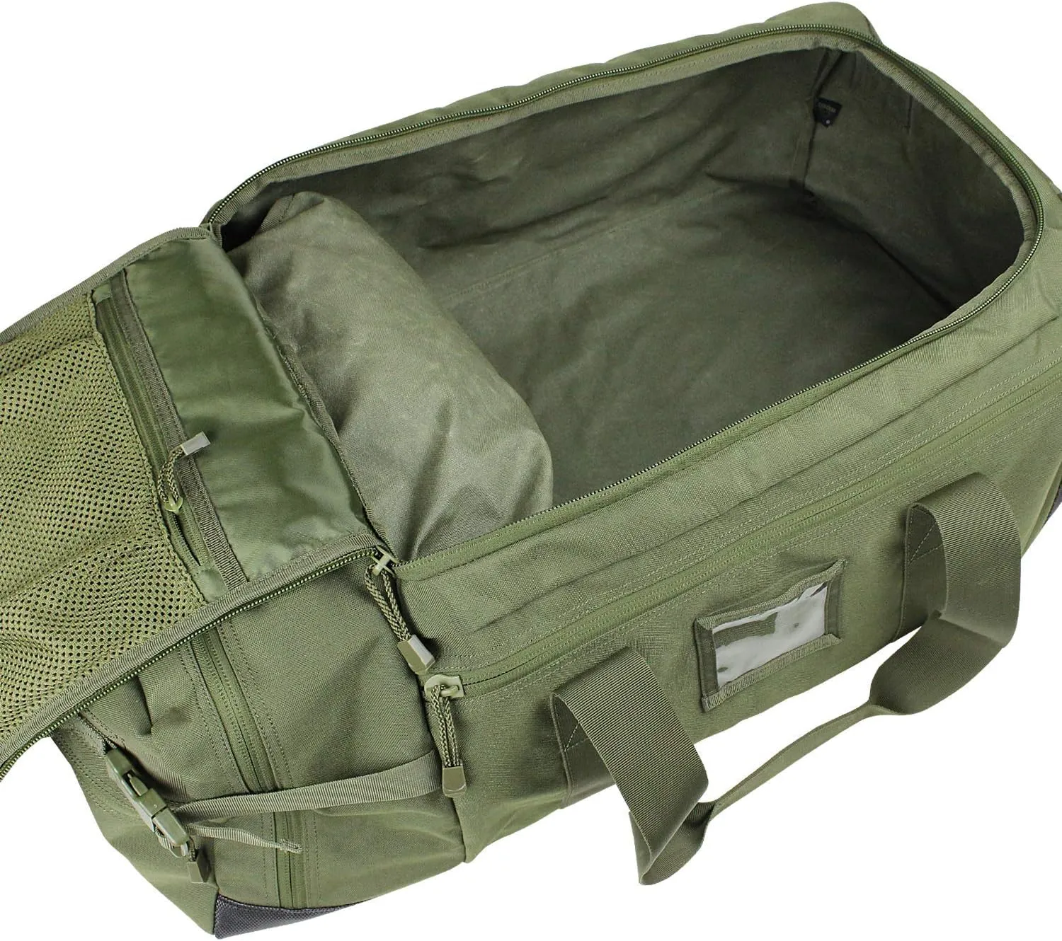 Condor Colossus Duffel Bag - 3 in 1 Rugged Tactical Gear Bag - Backpack/Duffle/Shoulder - Lightweight Multicompartment with 52L Storage (Military, Outdoors, First Responders)