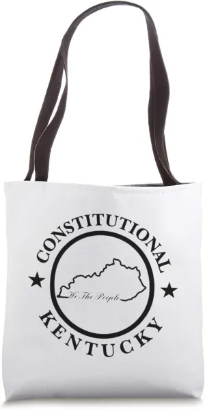 Constitutional Kentucky Logo Patriotic Tote Bag