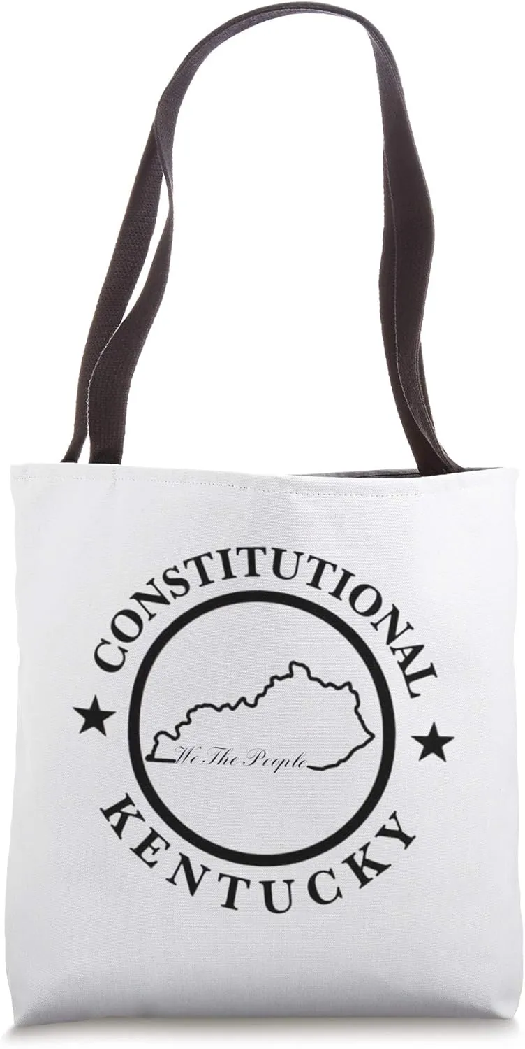 Constitutional Kentucky Logo Patriotic Tote Bag