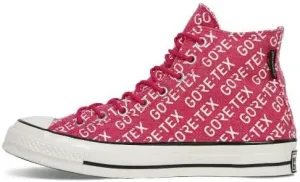 Converse Unisex Chuck 70 Gore-TEX Canvas High Top Pink/Egret 6.5 Men/Women 8.5