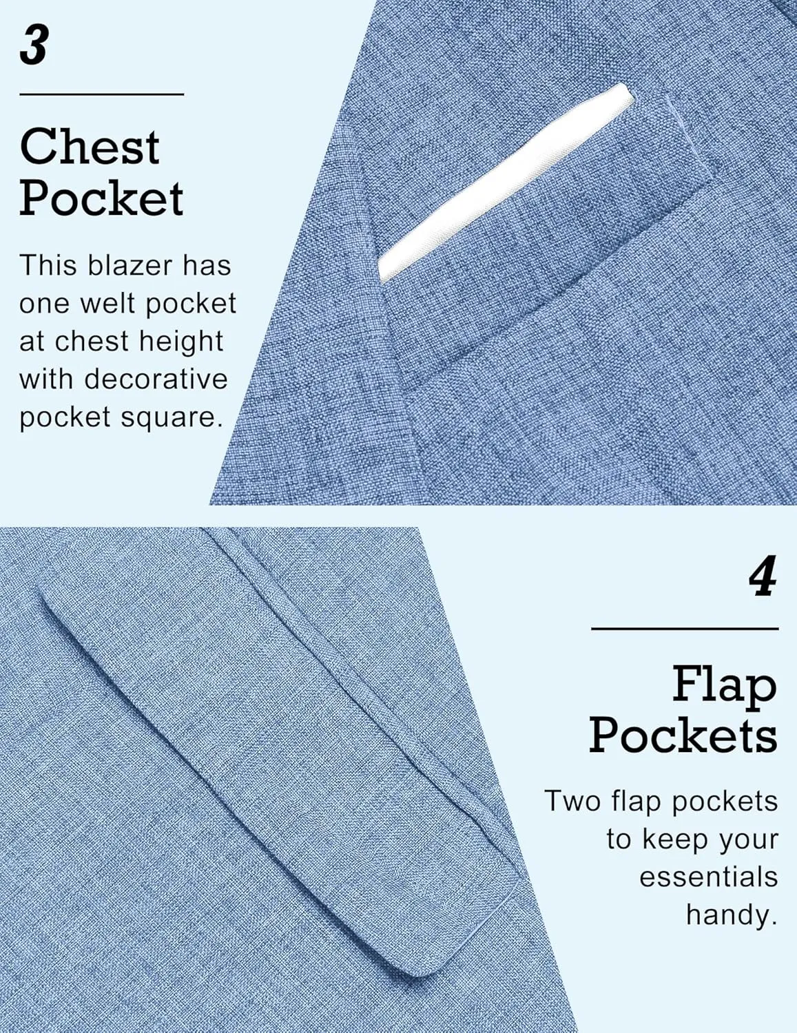 COOFANDY Men's Casual Suit Blazer Jackets Lightweight Sports Coats One Button Linen Texture Jacket