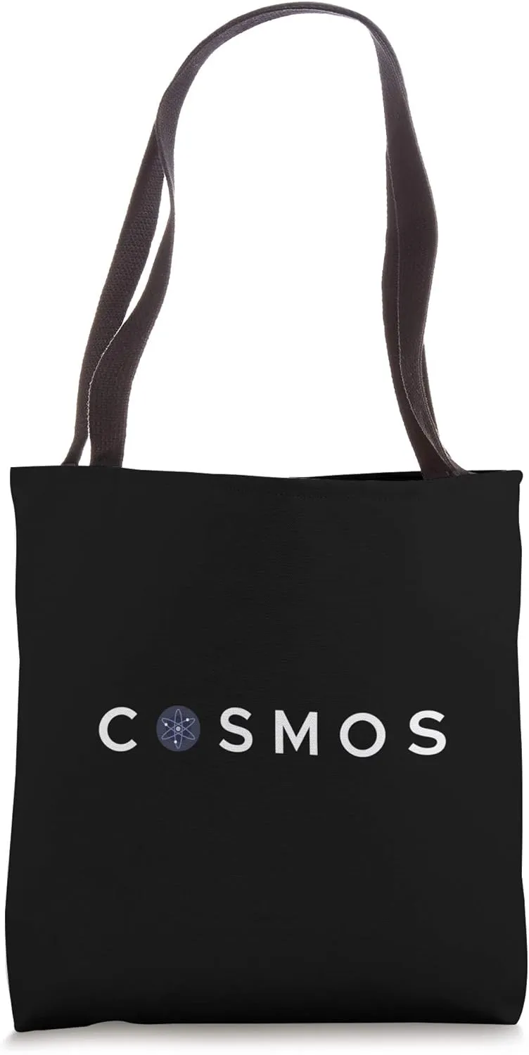 Cosmos ATOM Cryptocurrency Logo Image Tote Bag