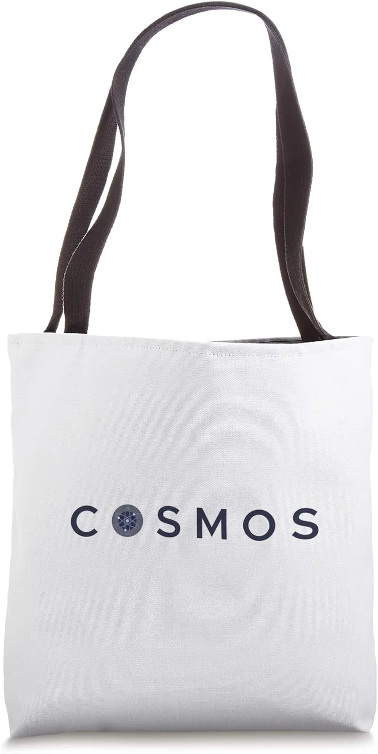 Cosmos ATOM Cryptocurrency Logo Image Tote Bag