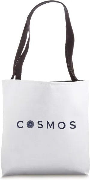 Cosmos ATOM Cryptocurrency Logo Image Tote Bag
