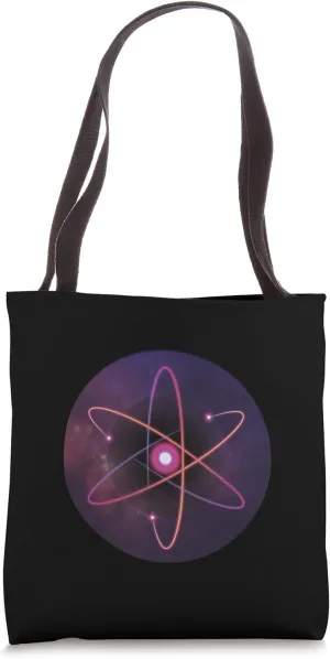 Cosmos ATOM Logo Image Cryptocurrency Tote Bag