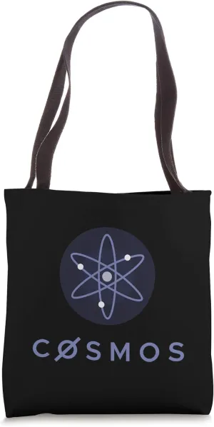Cosmos Logo ATOM Image Cryptocurrency Tote Bag