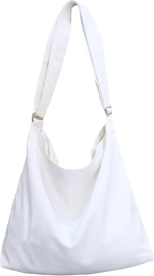 Covelin Women's Large Canvas Shoulder Bag Hobo Tote Handbag Casual Purse