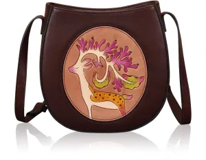 Crossbody Bags for Women Handmade Shoulder Bag Leather Purse Vintage Satchels Handbag