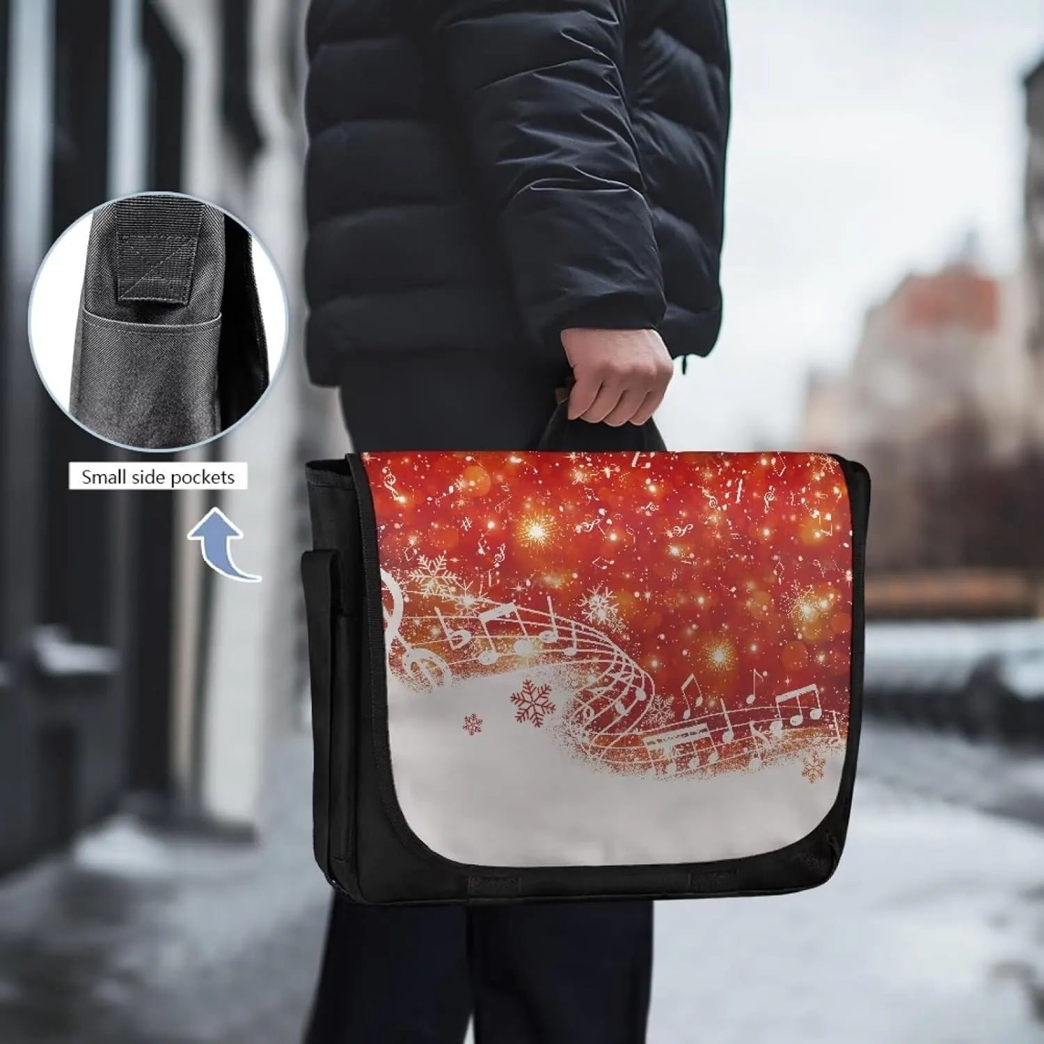 Crossbody Bags for Women Men Large Over the Shoulder Purses and Flap Cross Body Handbags with Side Pocket