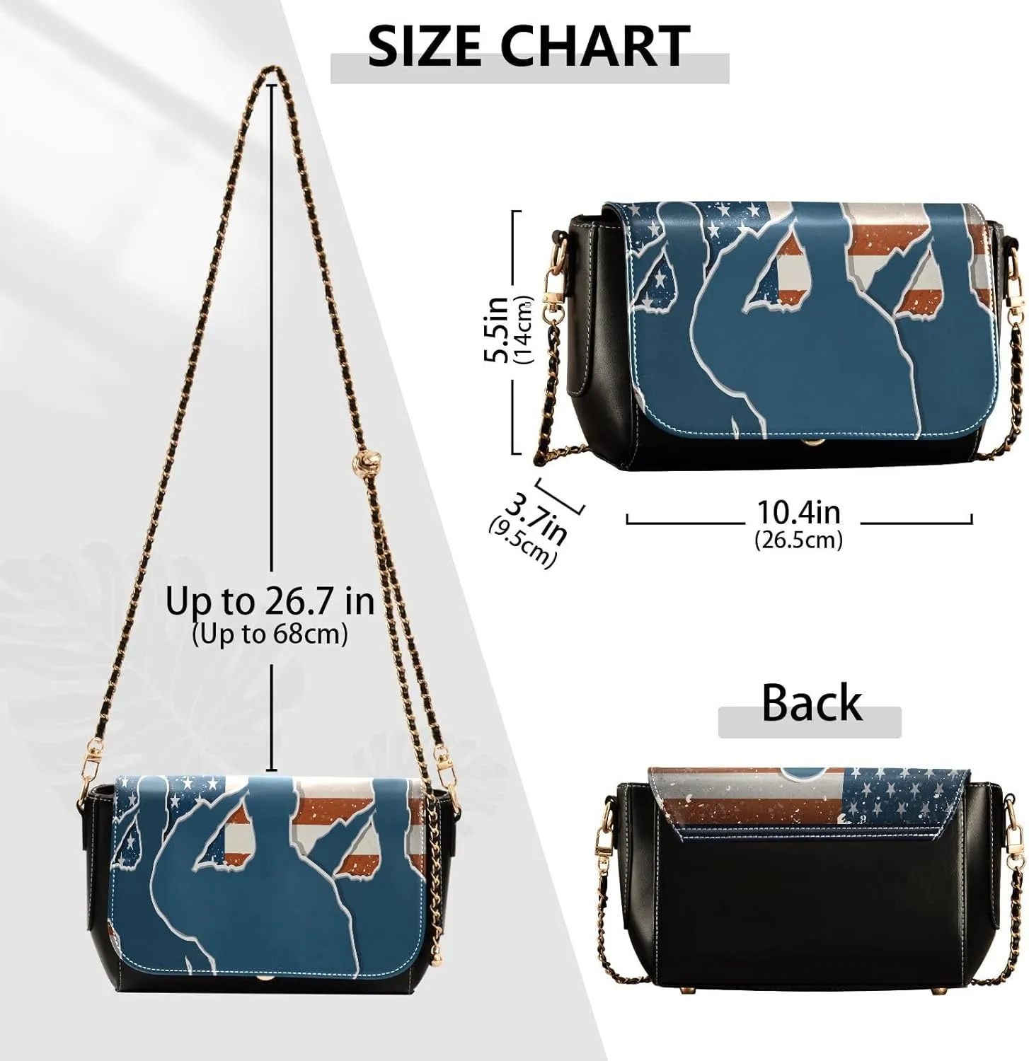 Crossbody Bags for Women Trendy Women's Black Shoulder Bag Small PU Leather Flap Cross Body Bag Handbags