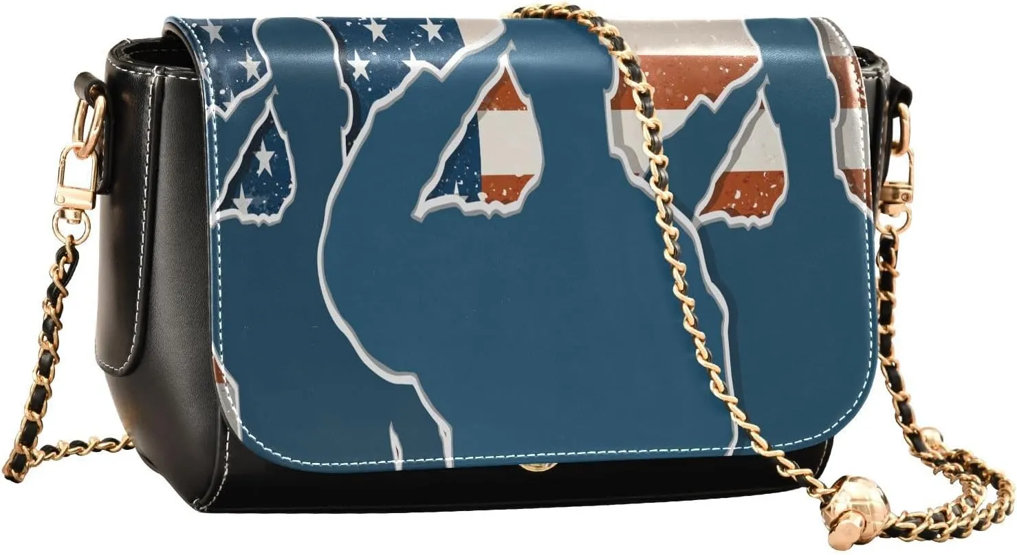 Crossbody Bags for Women Trendy Women's Black Shoulder Bag Small PU Leather Flap Cross Body Bag Handbags