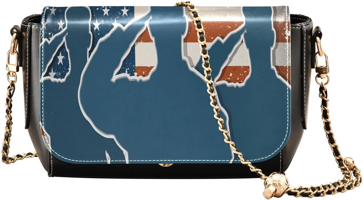 Crossbody Bags for Women Trendy Women's Black Shoulder Bag Small PU Leather Flap Cross Body Bag Handbags