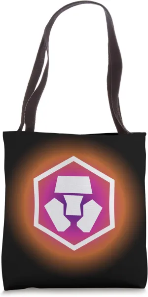 Crypto Coin CRO Logo Image Cryptocurrency Tote Bag