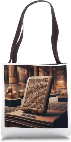 Cuneiform Tablet Writing Sumerian Mesopotamia Akkadian Tote Bag