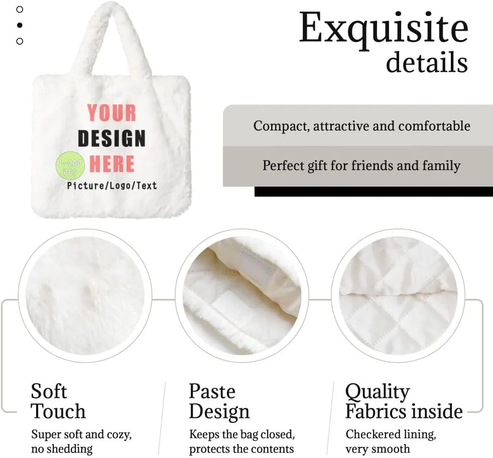Custom Canvas Tote Bags for Women, Personalized Present Bag with Photo Logo Name Shopping Bags Suitable for Birthday