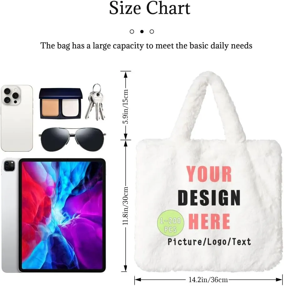 Custom Canvas Tote Bags for Women, Personalized Present Bag with Photo Logo Name Shopping Bags Suitable for Birthday