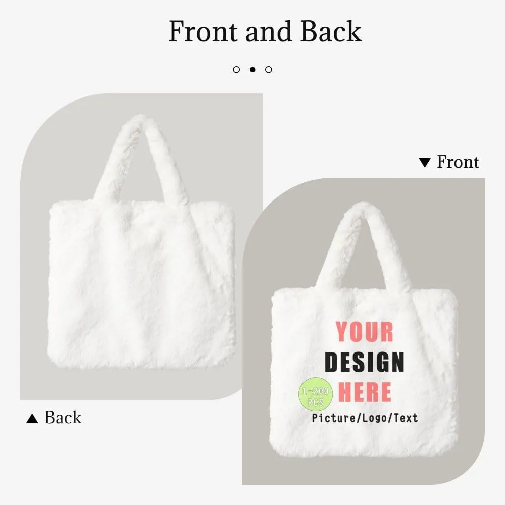 Custom Canvas Tote Bags for Women, Personalized Present Bag with Photo Logo Name Shopping Bags Suitable for Birthday