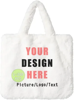 Custom Canvas Tote Bags for Women, Personalized Present Bag with Photo Logo Name Shopping Bags Suitable for Birthday