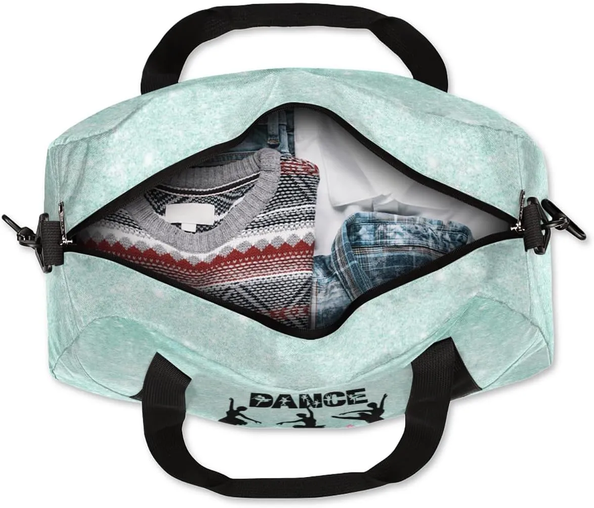 Custom Kids Duffel Overnight Bag Personalized Dance Bag Travel Duffel Bag for Girls Boys Customized Kids Gifts- Ballet dance 3