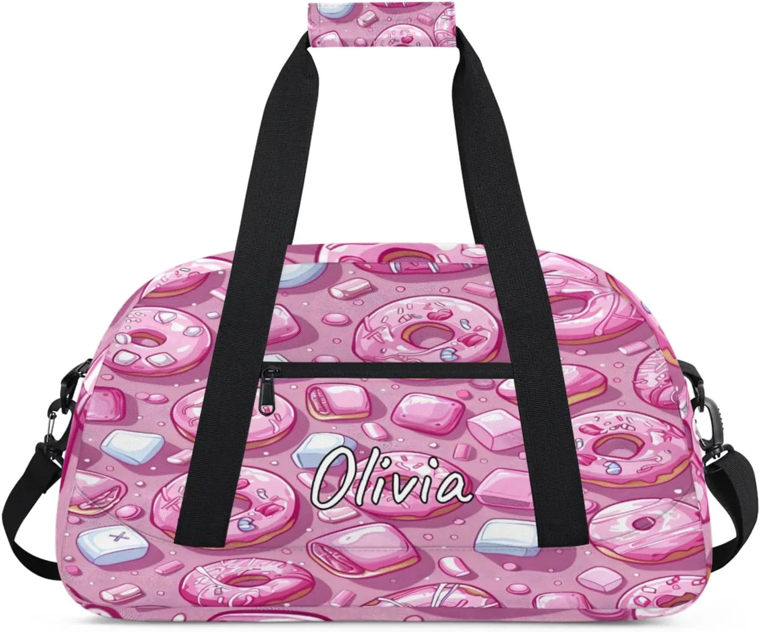Custom Sports Gym Bag Personalized Name Travel Duffel Bag