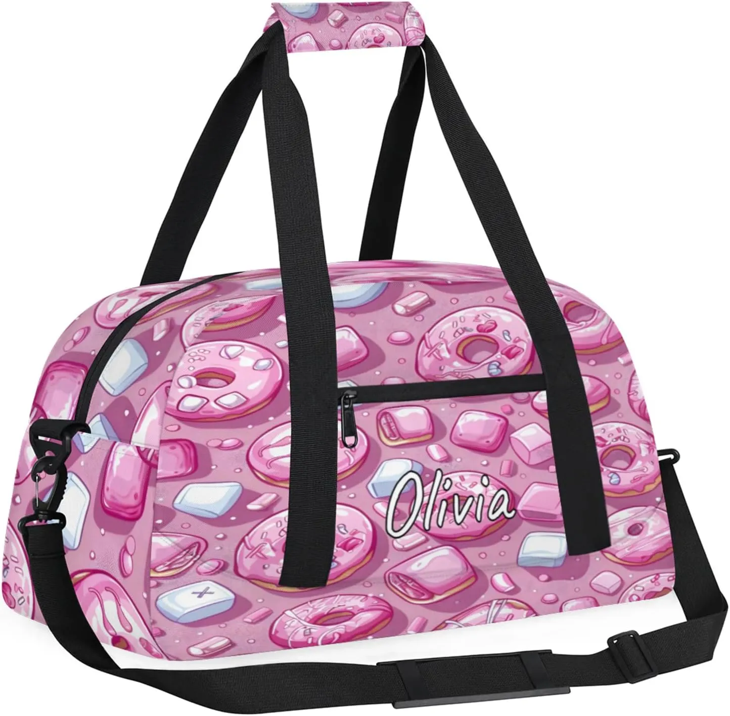 Custom Sports Gym Bag Personalized Name Travel Duffel Bag