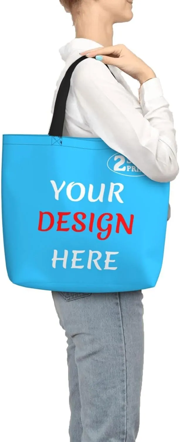 Custom Tote Bags Custom Bag Add Your Design For Business Work Travel Personalized Shoulder Bag