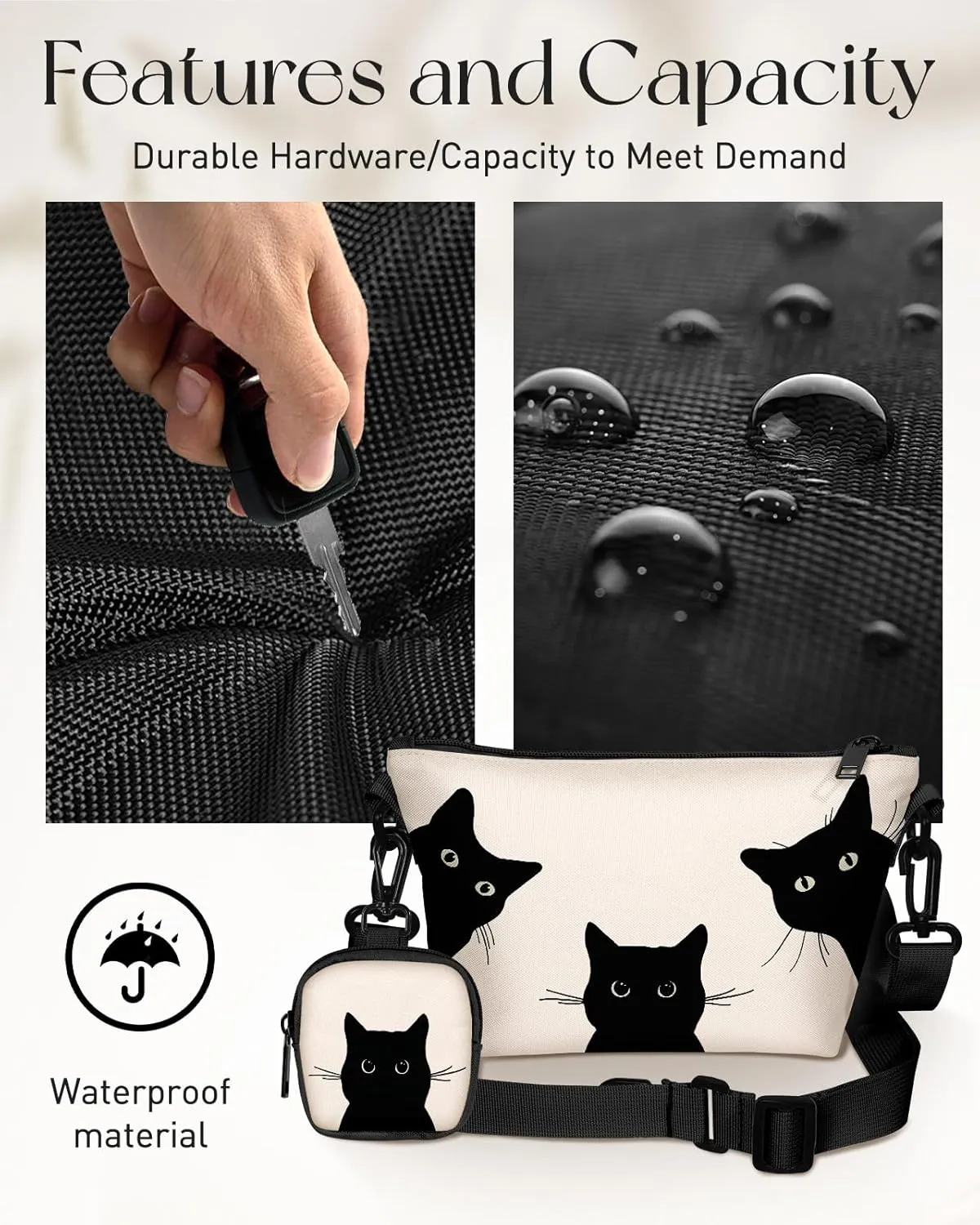 Cute Crossbody Bags for Women - Fashion Design Small Cross Body Bag Cell Phone Purse Wallet Shoulder for Girls