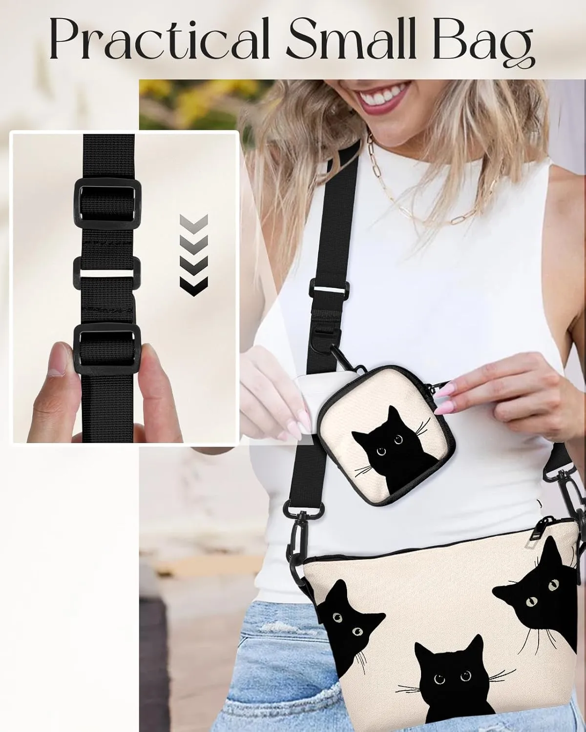 Cute Crossbody Bags for Women - Fashion Design Small Cross Body Bag Cell Phone Purse Wallet Shoulder for Girls