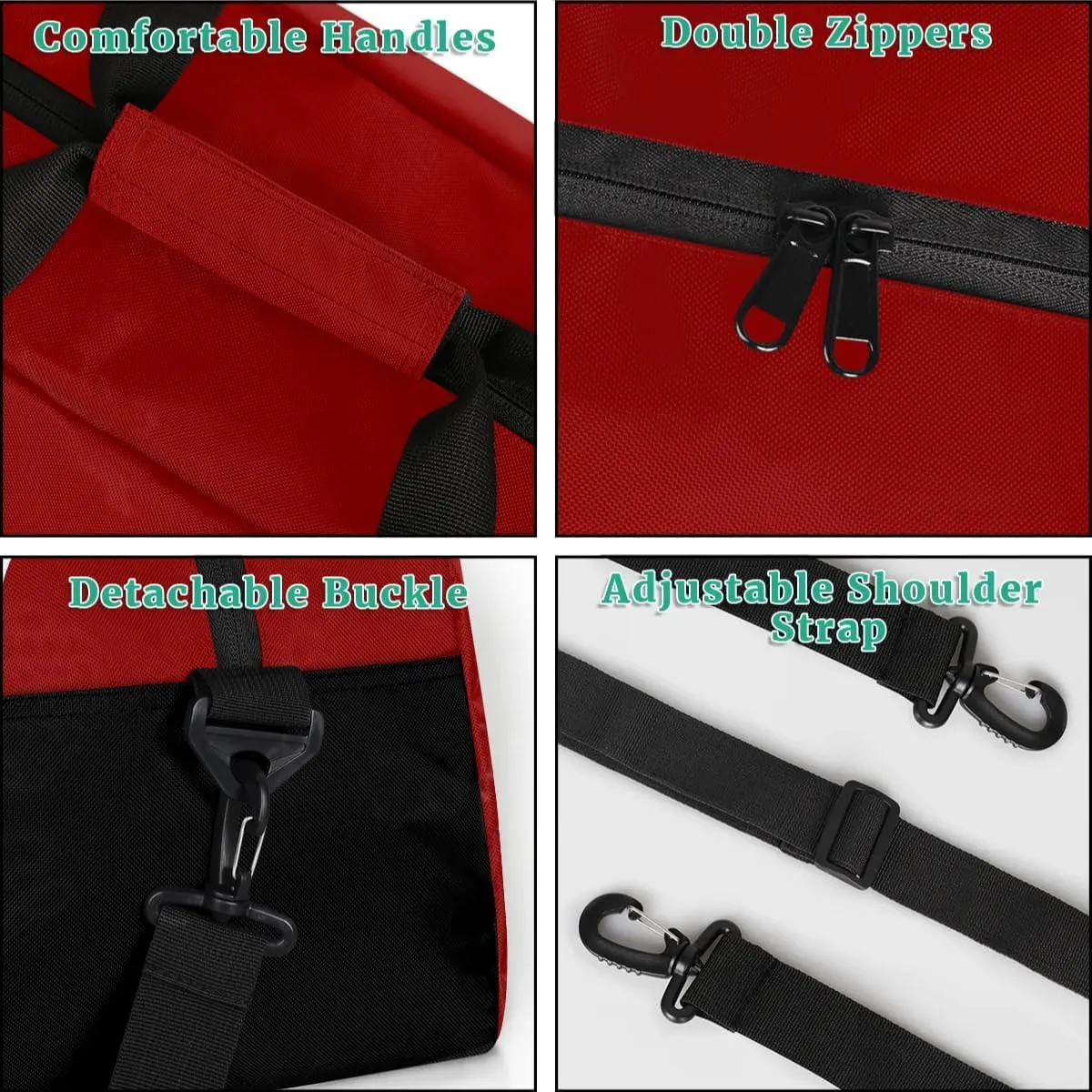 Dark Red Personalized Duffel Bag, Custom Travel Bag with Name, Initial Weekender Overnight Bag Monogram Sport Gym Bags for Women Men