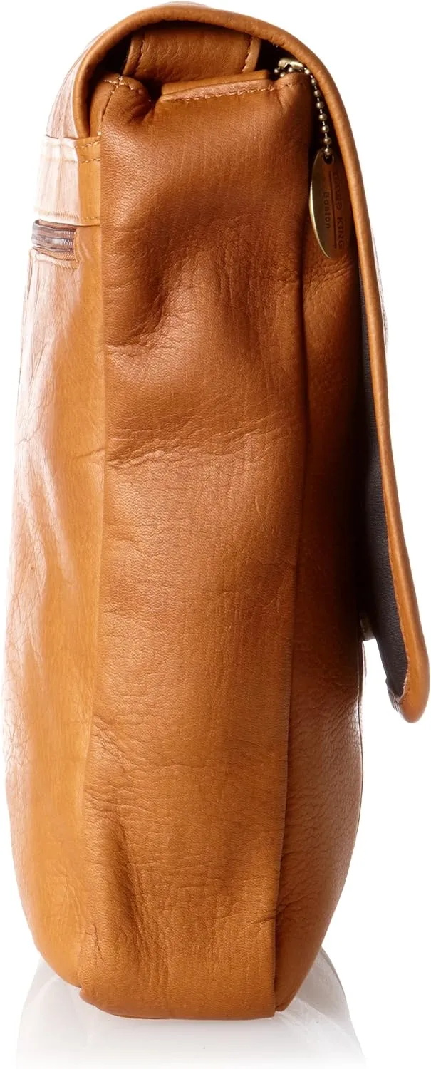 David King & Co. Vertical Mans Bag, Tan, One Size