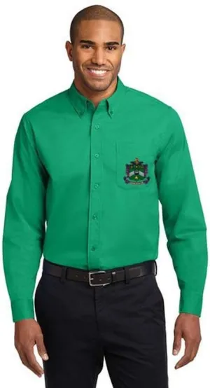 Delta Sigma Phi Long Sleeve Oxford