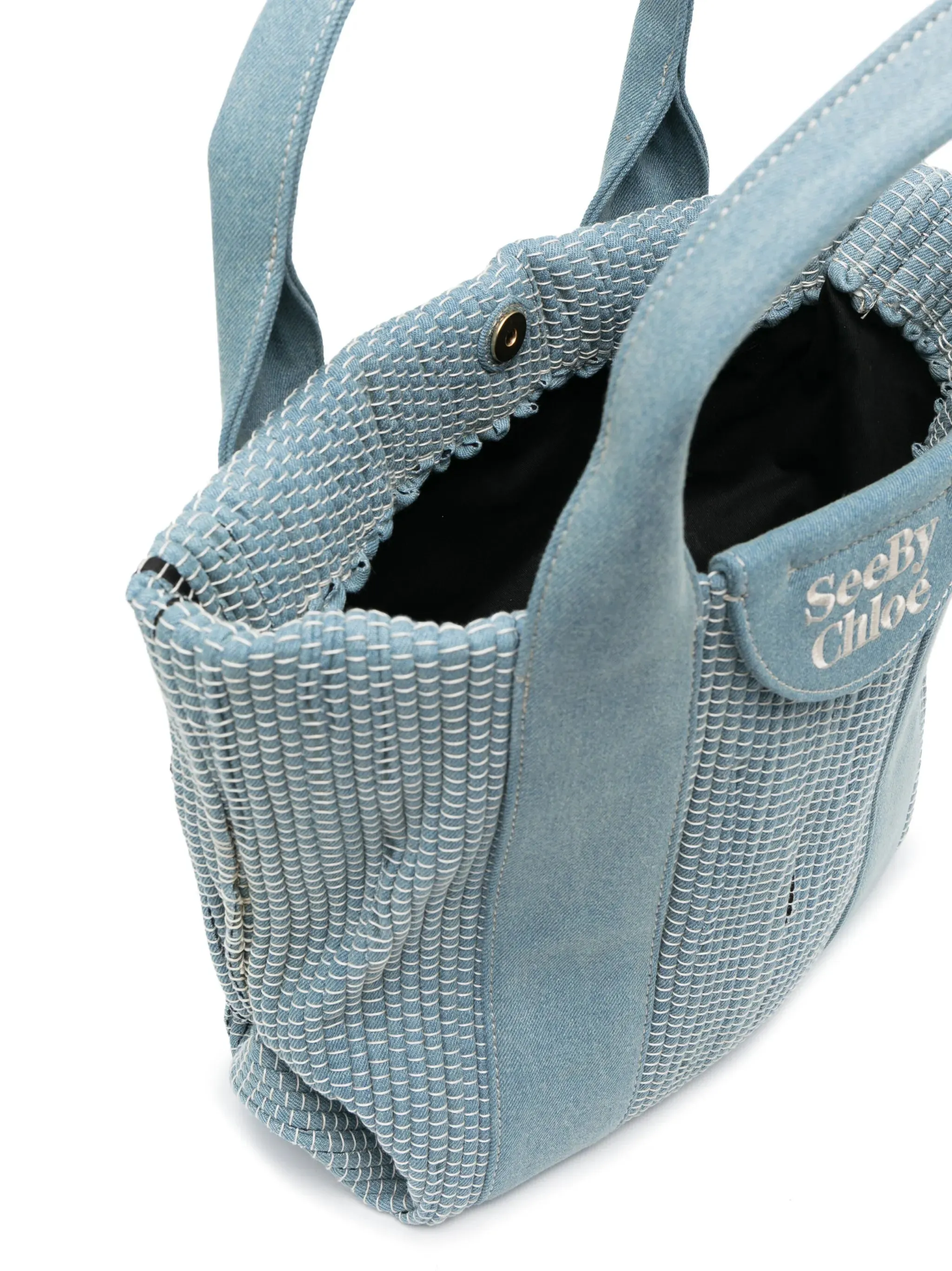 denim Extensive collection tote bag Express delivery medium Laetizia