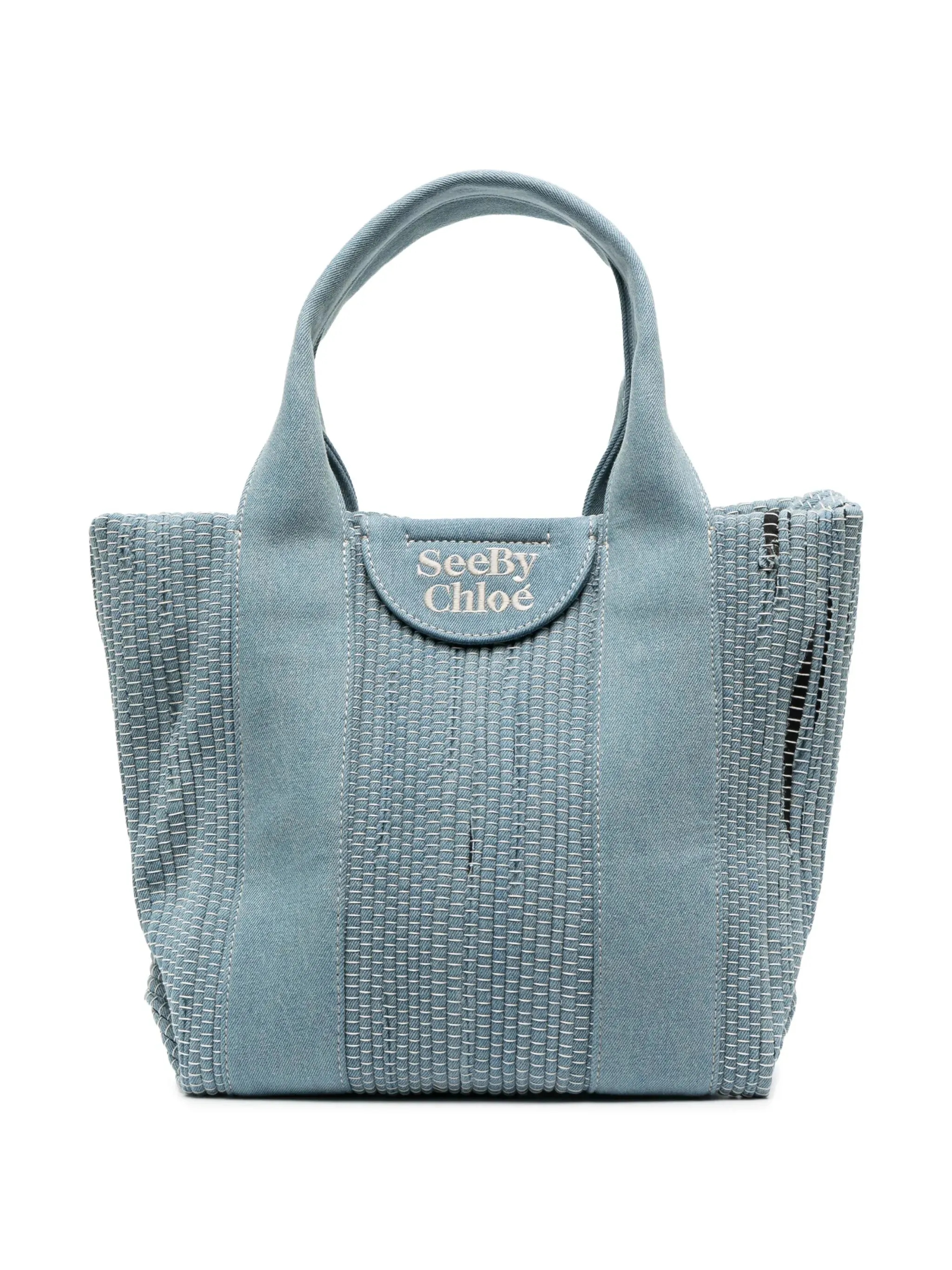 denim Extensive collection tote bag Express delivery medium Laetizia