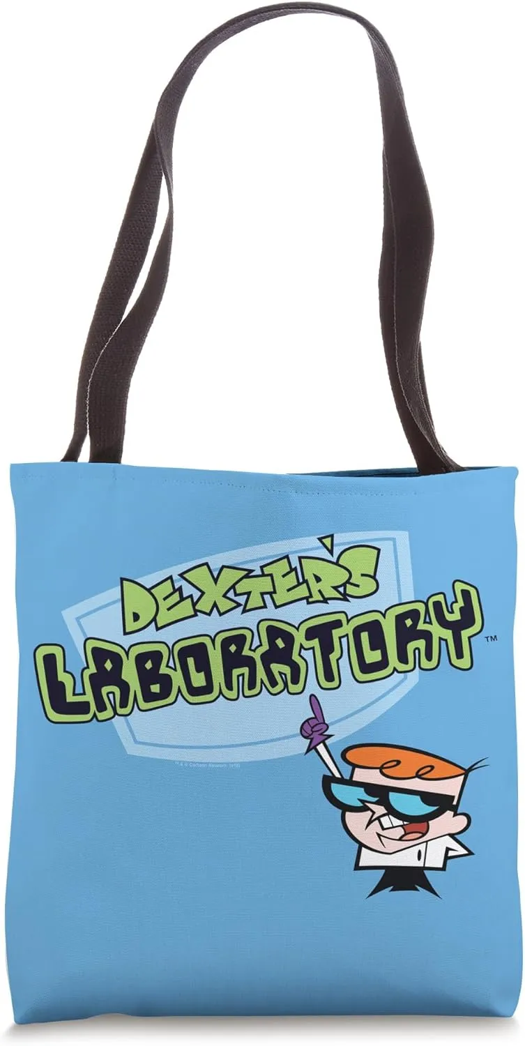 Dexter's Laboratory Logo Tote Bag