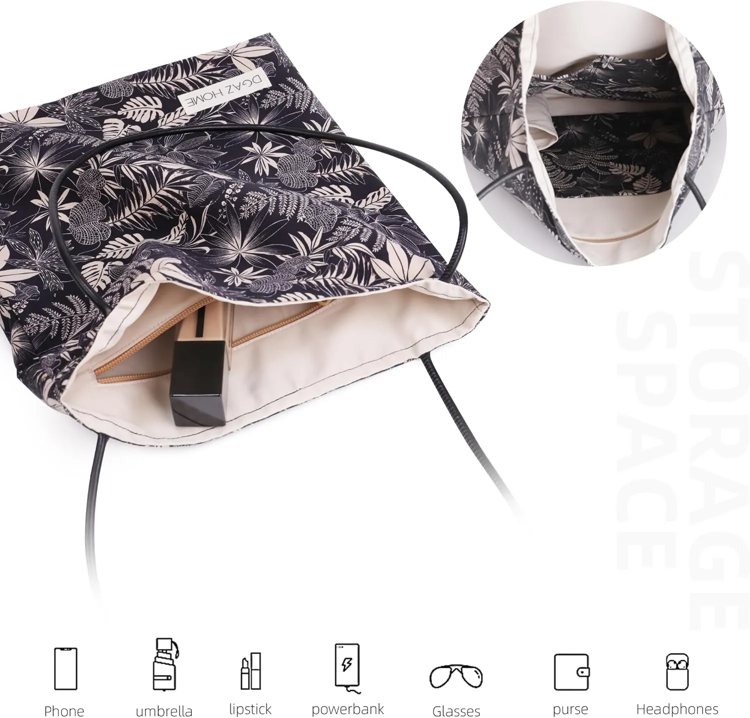 DGAZ Designer Hobo Bags for Women, Luxury Tote Bag with Zipper, Large Shoulder Bags