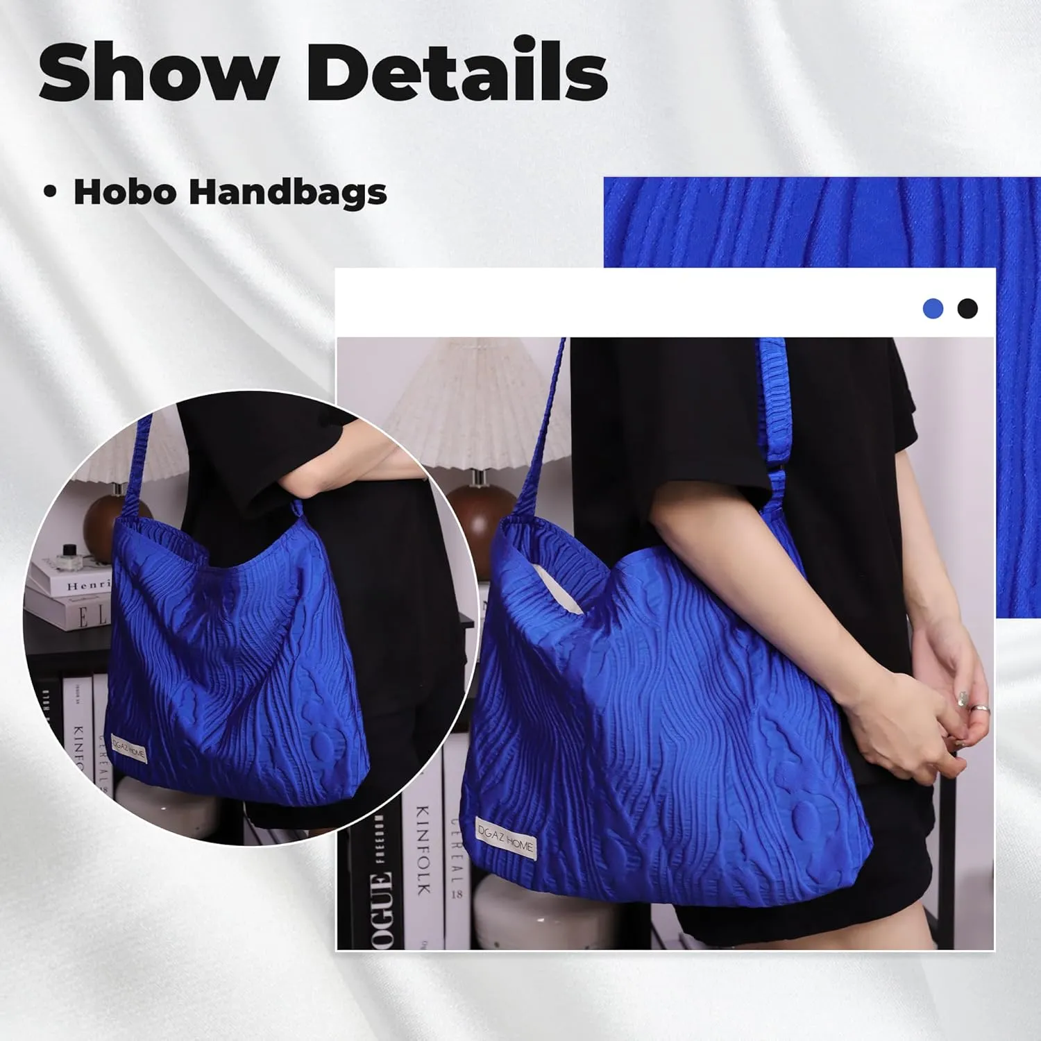 DGAZ Fashion Messenger Bag, Crossbody Bag with Adjustable Shoulder Strap, Gift Ideas for Women