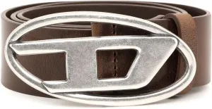 Diesel B-1DR Leather Logo Belt