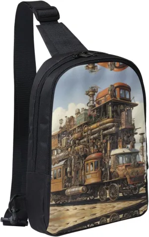Diversified Transportation Crossbody Chest Bag Lightweight Travel Hiking Shoulder Backpack For Men Women