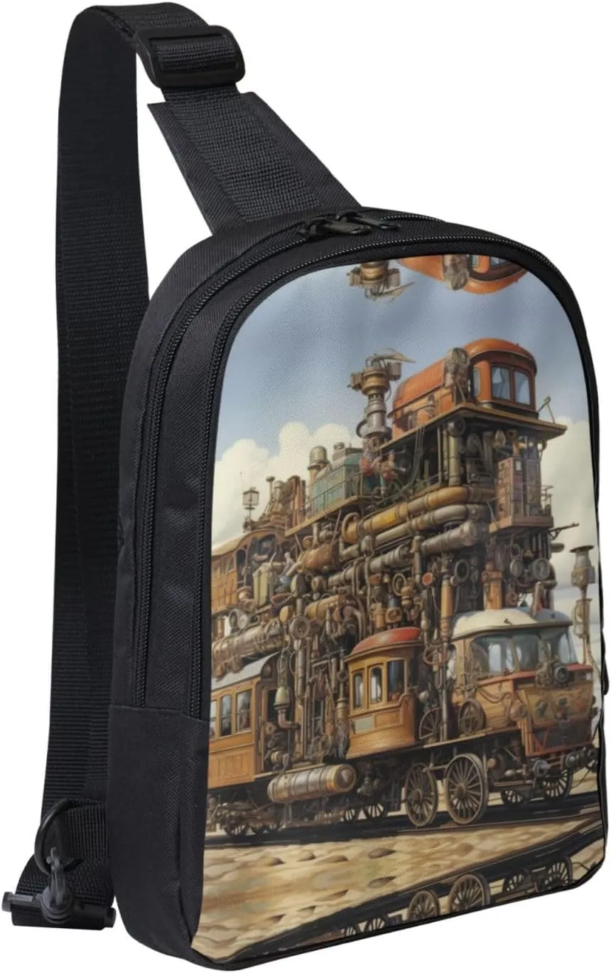 Diversified Transportation Crossbody Chest Bag Lightweight Travel Hiking Shoulder Backpack For Men Women