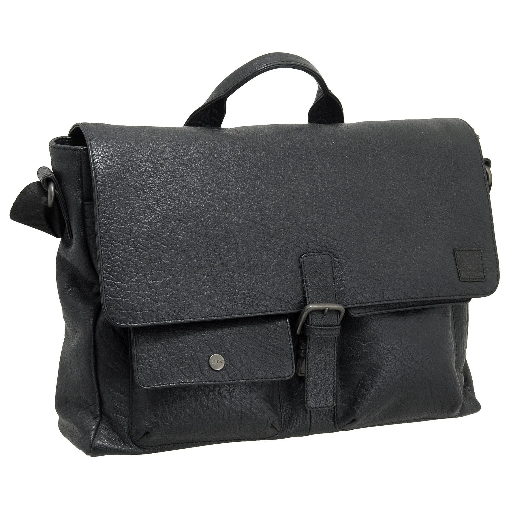 DMB 7 - The Taber Flap Over Leather Messenger Bag