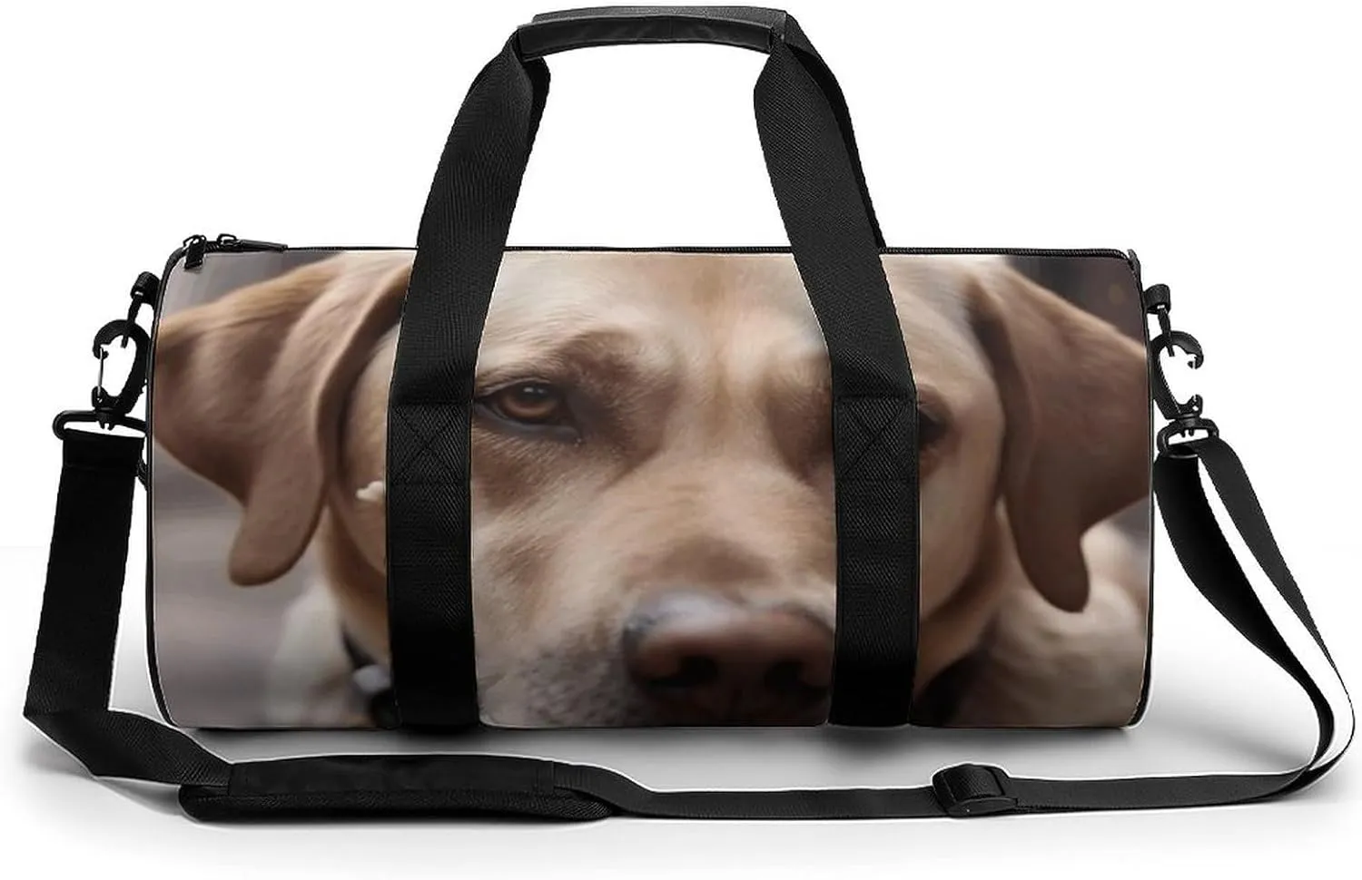 Dog Eats Ice Cream Cone Sport Gym Duffle Travel Bag for Women Men Overnight Weekender Bag with Shoe Compartment,Wet Pocket, 17.7in/9in/9in, style-10