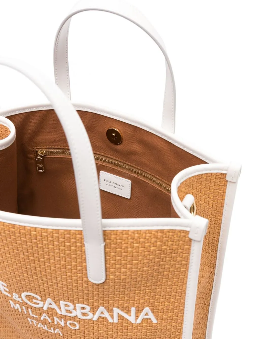Dolce & Gabbana Rafia Small Tote Bag