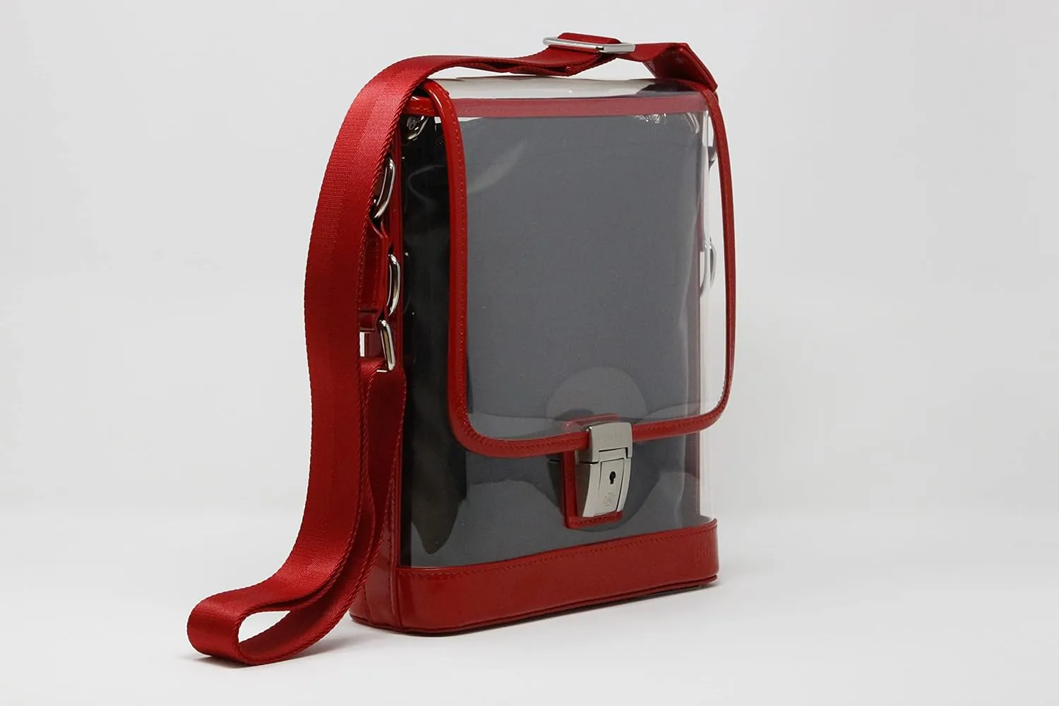 DOMINIE Messenger Unisex Holographic Leather/TPU Satchel Bag
