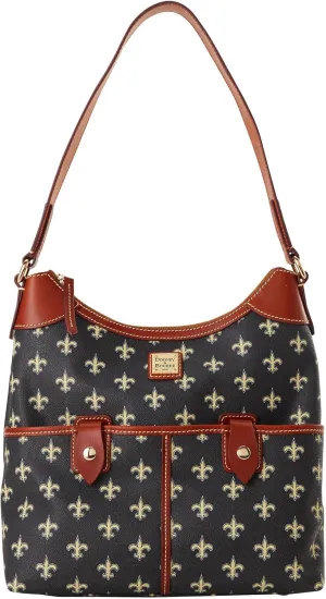 Dooney & Bourke Handbag, Nfl Saints Zip Hobo Shoulder Bag