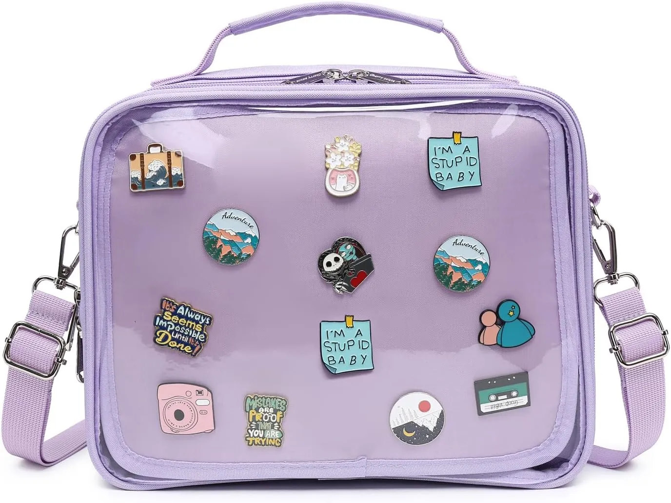 Dopamine Color Ita Bag Backpack Satchel Oxford Crossbody Messenger Shoulder Bag