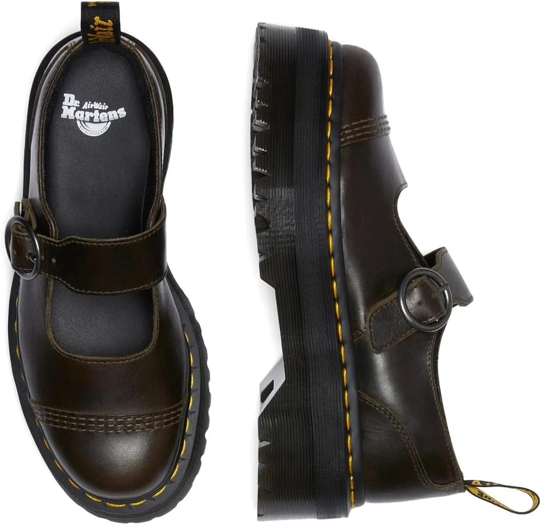 Dr. Martens Women's Addina Leather Platform Shoes