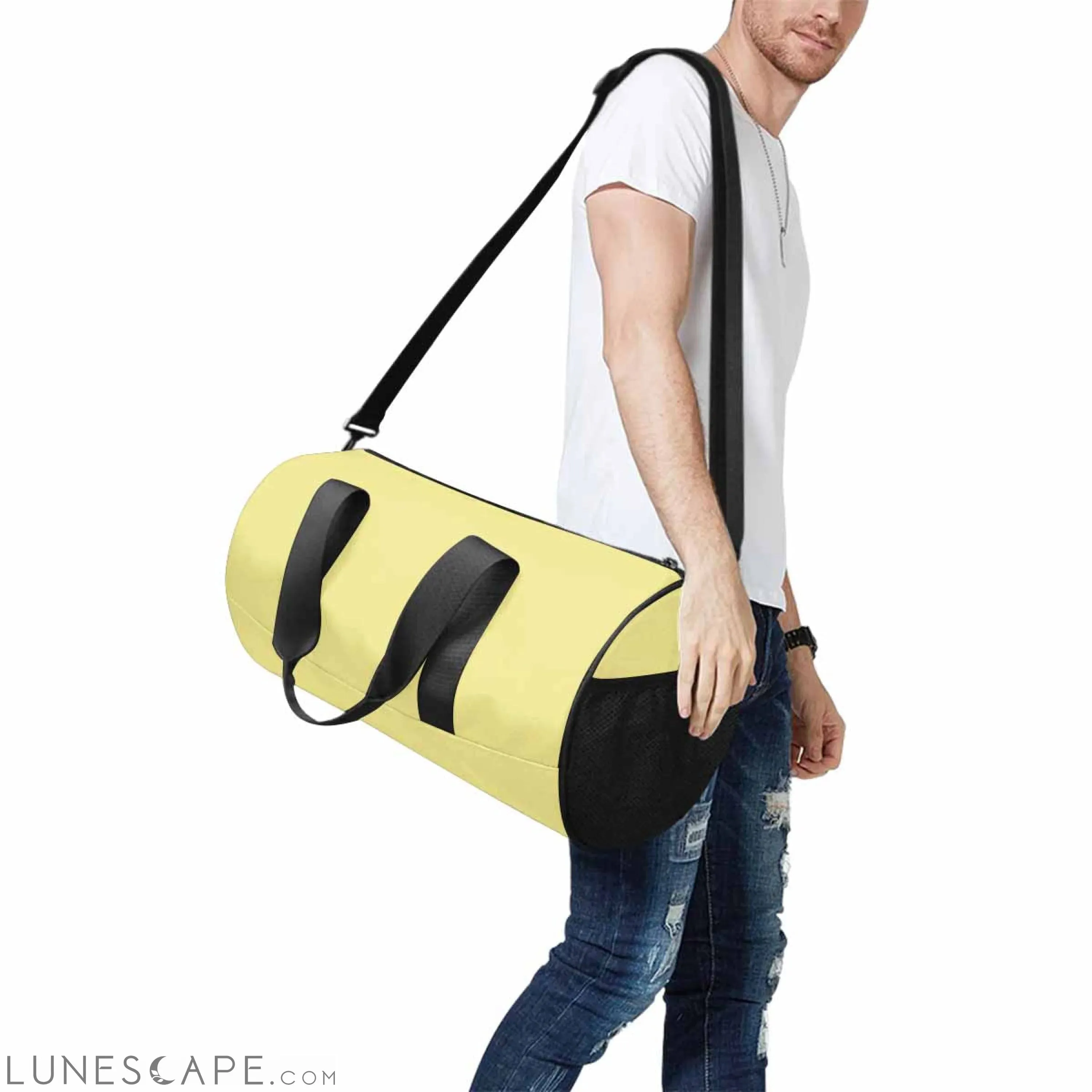 Duffel Bag - Khaki Yellow Travel - Carry