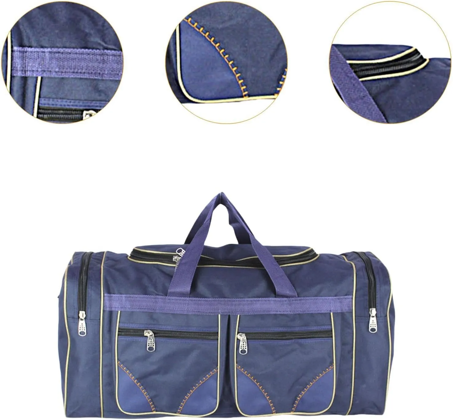 Duffel Tote Bag for Outdoor Exploration, Dark Blue